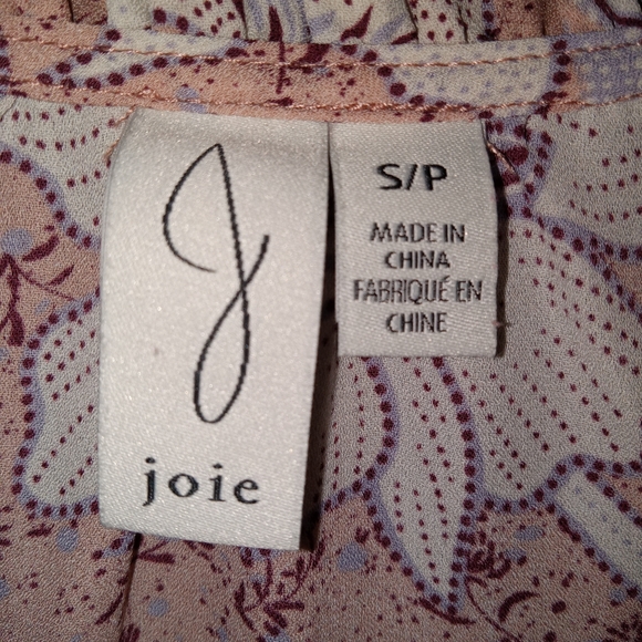 Joie Multi Colored Floral Print Top SP - Picture 9 of 12